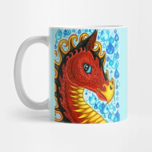 Red Water Dragon Mug